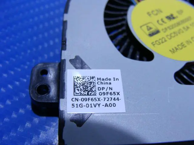 Alt view image 3 of 5 - Cpu cooling fan for Dell Alienware 15 Series 15.6 inches 9F65X DC28000FCF0