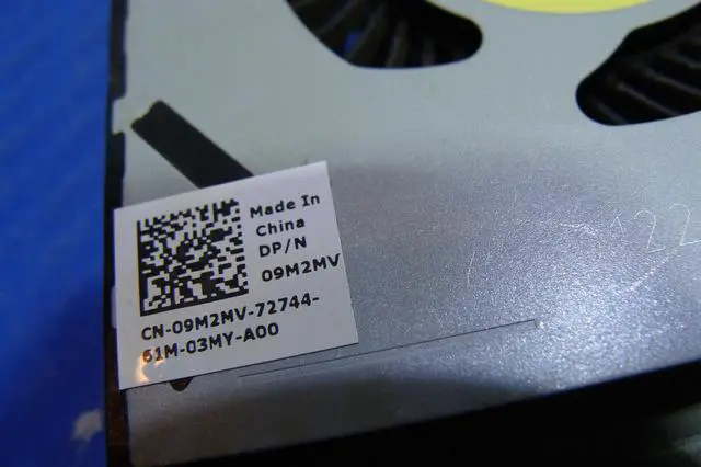 Alt view image 2 of 5 - Cpu cooling fan for Dell Alienware 15 R2 15.6 inches 9M2MV DC28000FDF0