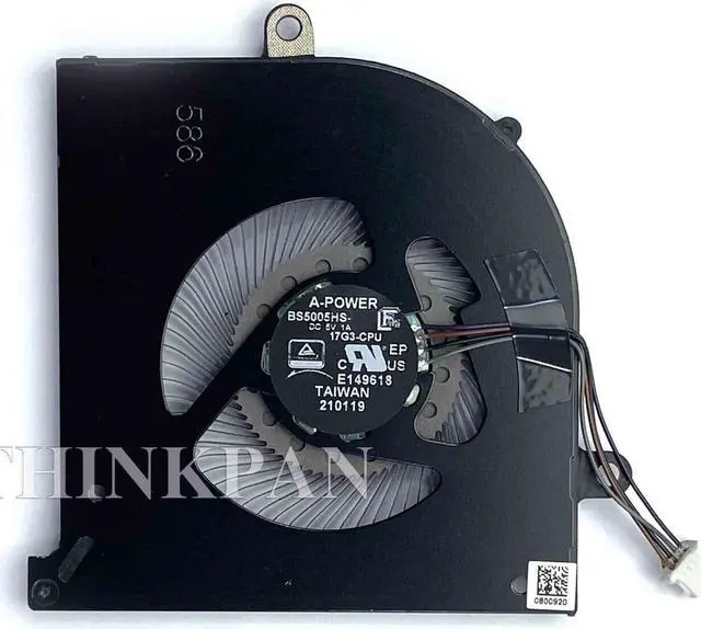 Alt view image 2 of 5 - Gpu and Cpu cooling fan for MSI GS75 Stealth P75 creator MS-17G1 MS-17G2