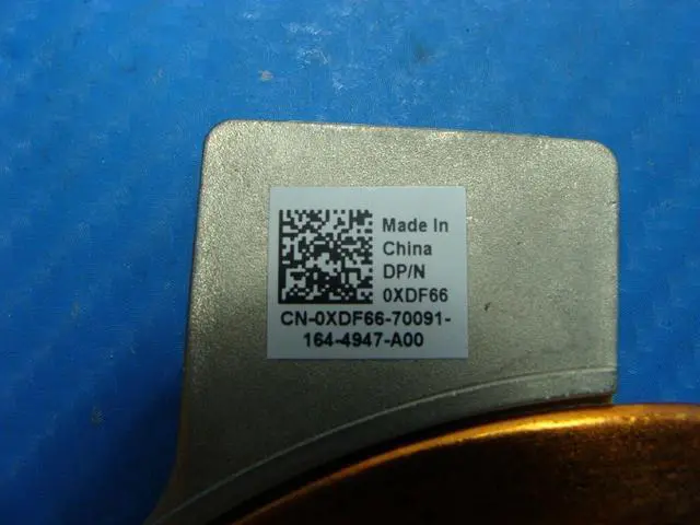 Alt view image 3 of 5 - Cpu cooling fan for Dell Inspiron 11Z-1121 11.6 inches with Heatsink XDF66