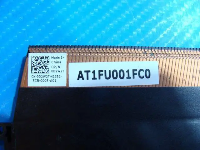 Alt view image 3 of 5 - Cpu cooling fan for Dell Alienware 13 R2 13.3 inches s with Heatsink D2W2T