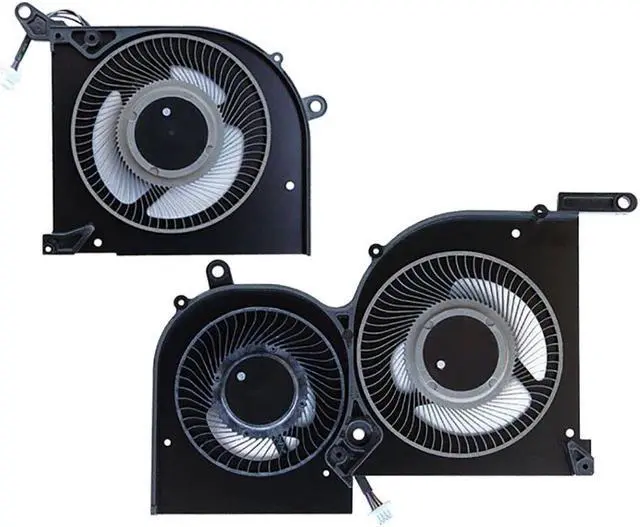 Alt view image 2 of 5 - Gpu and Cpu cooling fan for MSI GS66 WS66 Stealth 10SD 10SE 10SF 10SFS 10SGS