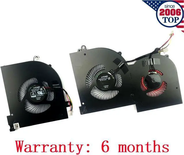 Main image of Gpu and Cpu cooling fan for MSI GS65 GS65V R MS-16Q2 GS65 Stealth 4-wires