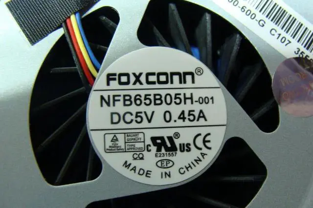 Alt view image 3 of 5 - Cpu cooling fan for HP ProBook 6565b 15.6 inches 490109E00-600-G