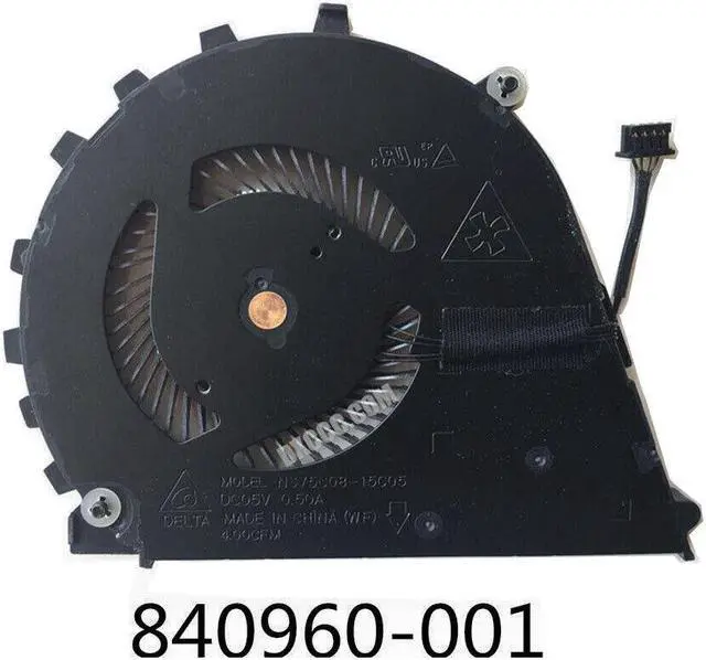 Alt view image 3 of 5 - Gpu and Cpu cooling fan for HP ZBook Studio G3 G4 840960-001 NS75C07-15C04