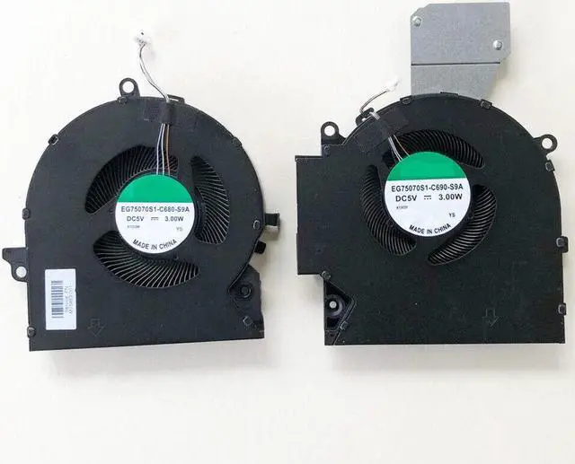 Main image of Gpu and Cpu cooling fan for HP OMEN 16-B TPN-Q265 M75483-001 EG75070S1-C690-S9A