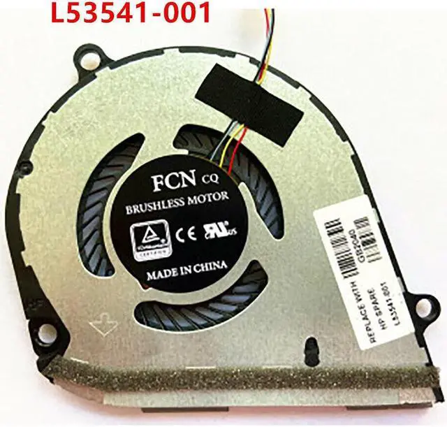 Alt view image 2 of 5 - Gpu and Cpu cooling fan for HP 15-DS 15-DR L53541-001 L53542-001 TPN-142 TPN-143
