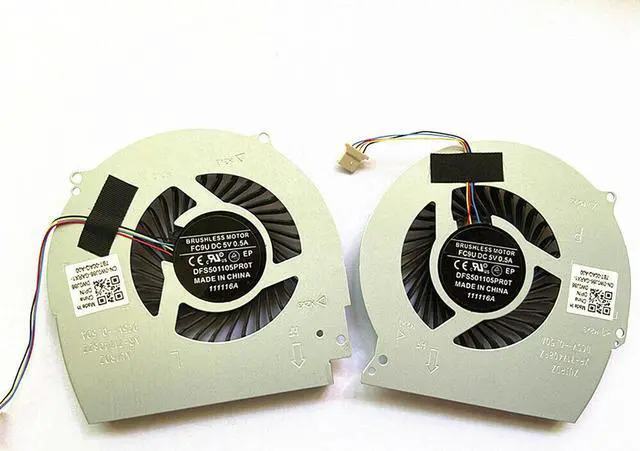 Main image of Gpu and Cpu cooling fan for Dell Inspiron 15 7566 7567 14-7466 7467 0147DX 0NWW0W