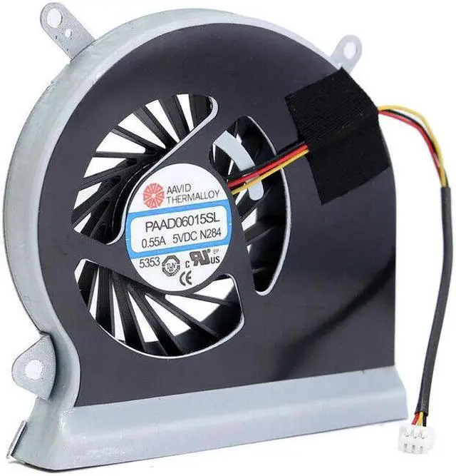 Alt view image 2 of 5 - Cpu cooling fan for MSI GE60 MS-16GA 16GC MS-16GH MS-16GF MS-16GD 5V 0.55A