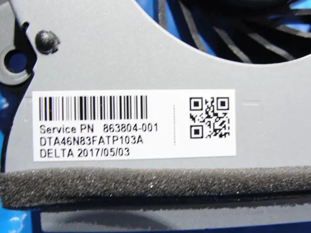 Alt view image 3 of 5 - Cpu cooling fan for HP Pavilion AIO 24-b214 23.8 inches with Heatsink 863804-001 863805-001