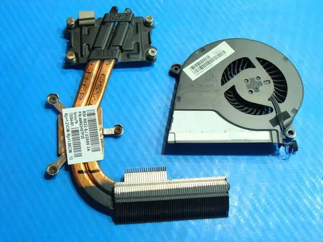 Alt view image 3 of 5 - Cpu cooling fan for HP Pavilion 15-p002la 15.6 inches with Heatsink 724870-001 725364-001