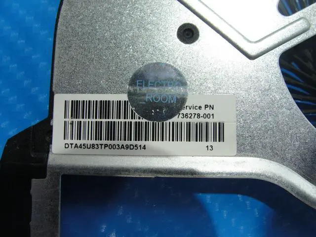 Alt view image 3 of 5 - Cpu cooling fan for HP Pavilion 15-n210dx 15.6 inches 736278-001