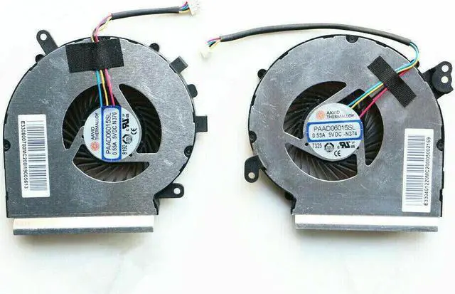 Main image of Gpu and Cpu cooling fan for MSI GE72MVR GE62MVR N376 / N402 N374 PAAD06015SL