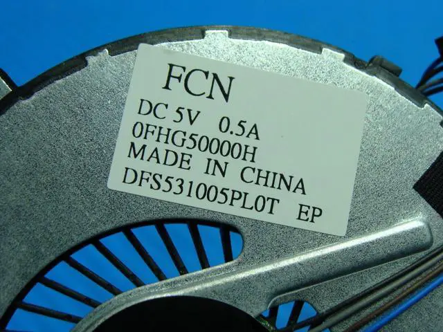 Alt view image 3 of 5 - Cpu cooling fan for HP Pavilion 15-au010wm 15.6 inches 856359-001 47G34TP103