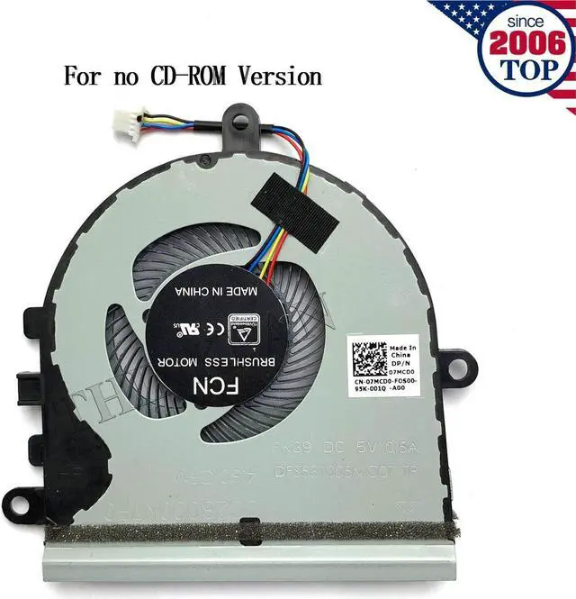 Main image of Cpu cooling fan for Dell Inspiron 15 5570 5575 I5575 P75F Vostro 15 3583 3584