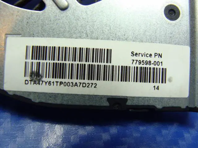 Alt view image 3 of 5 - Cpu cooling fan for HP Pavilion 13-a010dx 13.3 inches 47Y61TP003A 779598-001