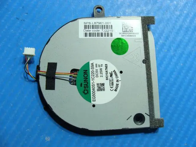 Alt view image 2 of 4 - Cpu cooling fan for HP Envy 17-cg1075cl 17.3 inches L87961-001