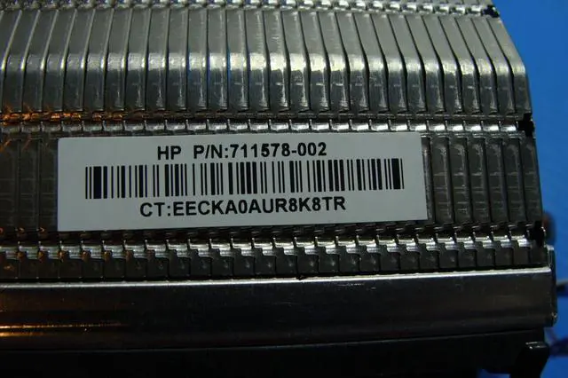 Alt view image 3 of 5 - Cpu cooling fan for HP EliteDesk 800 G1 Desktop with Heatsink 711578-002
