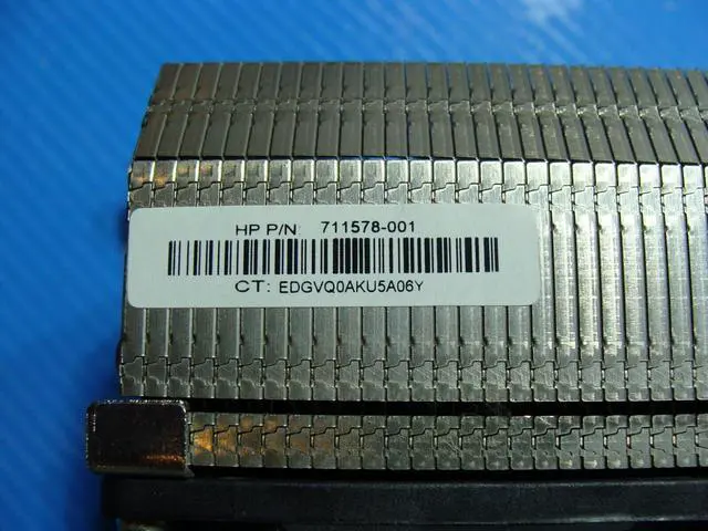 Alt view image 3 of 5 - Cpu cooling fan for HP EliteDesk 800 G1 Desktop with Heatsink 711578-001