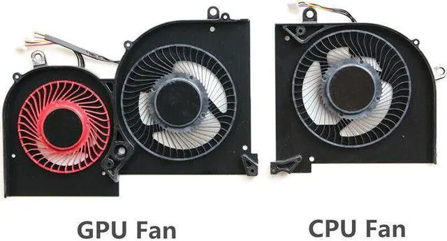 Alt view image 2 of 5 - Gpu and Cpu cooling fan for VGA MSI GS65 GS65V R P65 MS-16Q2 MS-16Q1