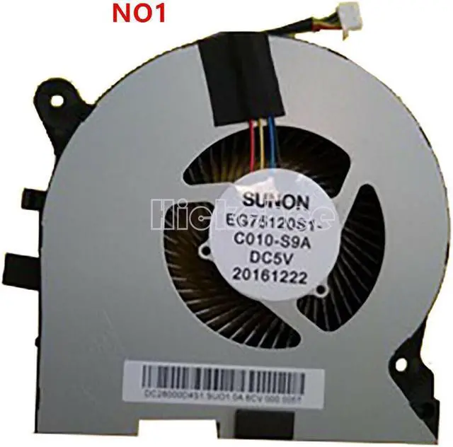Alt view image 2 of 5 - Gpu and Cpu cooling fan for Lenovo Legion Y720-15IKB 4WIRE DC5V Y720