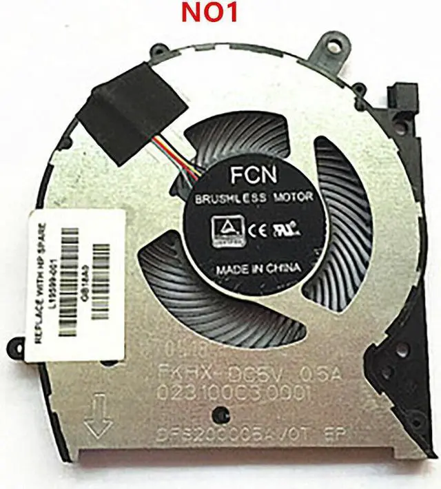 Alt view image 2 of 5 - Gpu and Cpu cooling fan for HP Envy X360 13-AG Ryzen 13-AG0007AU 13-AH tpn-w136