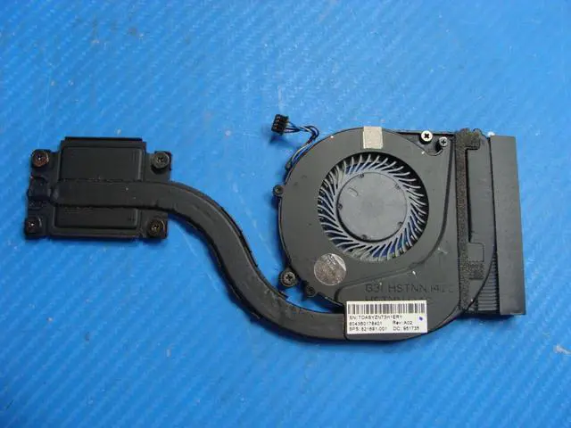 Alt view image 2 of 5 - Cpu cooling fan for HP EliteBook 820 G3 12.5 inches with Heatsink 821691-001