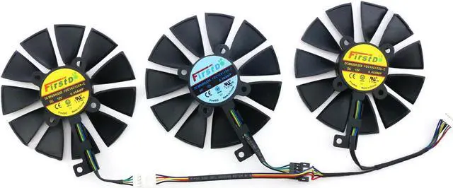 Alt view image 2 of 5 - Cpu cooling fan for FDC10U12S9-C/FDC10H12S9-CASUS GTX1060 1070 1080