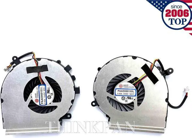 Main image of Gpu and Cpu cooling fan for MSI GE62 GL62 GE72 GL72 GP62 GP72 Pair s 3Pin