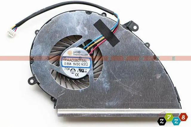Alt view image 2 of 5 - Gpu and Cpu cooling fan for 4-Pin MSI GE72VR GP72VR GL72VR MS-179B MS-1799