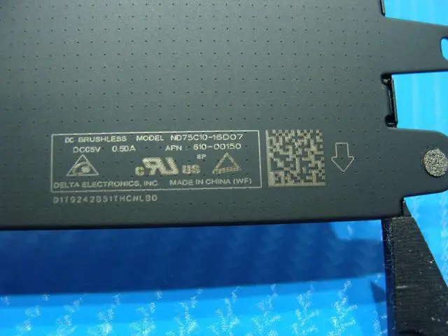 Alt view image 3 of 5 - Cpu cooling fan for Pro A1990 15 inches Mid 2019 MV902LL/A Right 923-02539