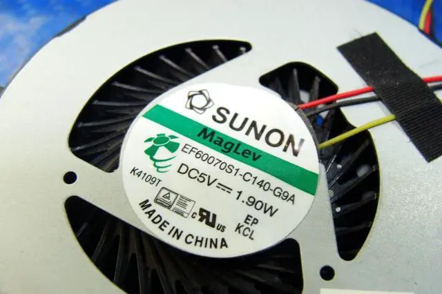 Alt view image 3 of 5 - Cpu cooling fan for HP 15-G010DX 15.6 inches 753894-001 DC28000E3S0