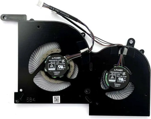 Alt view image 3 of 5 - Cpu cooling fan for MSI GS66 WS66 Stealth 10SD 10SE 10SF SFS 10SGS P66 16V1 16V2