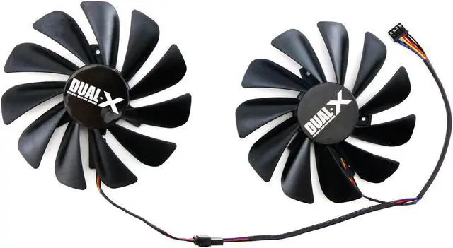 Alt view image 3 of 5 - Cooling fan  for 1 Pair Sapphire R9 380 R9 390 Graphics Card