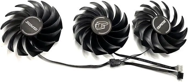 Alt view image 3 of 5 - Cooling fan  for Graphics RTX3060ti 3070 3070ti 3080 3090 iGame
