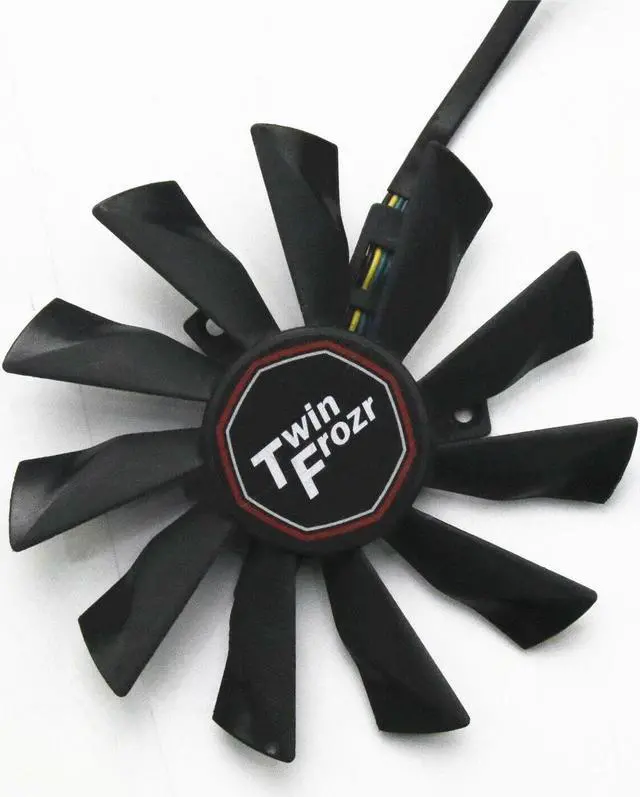 Alt view image 3 of 5 - Cooling fan  for Graphics Card MSI R9-270/280/209X R7-260X GTX 760 770 PLD10010S12HH 95mm