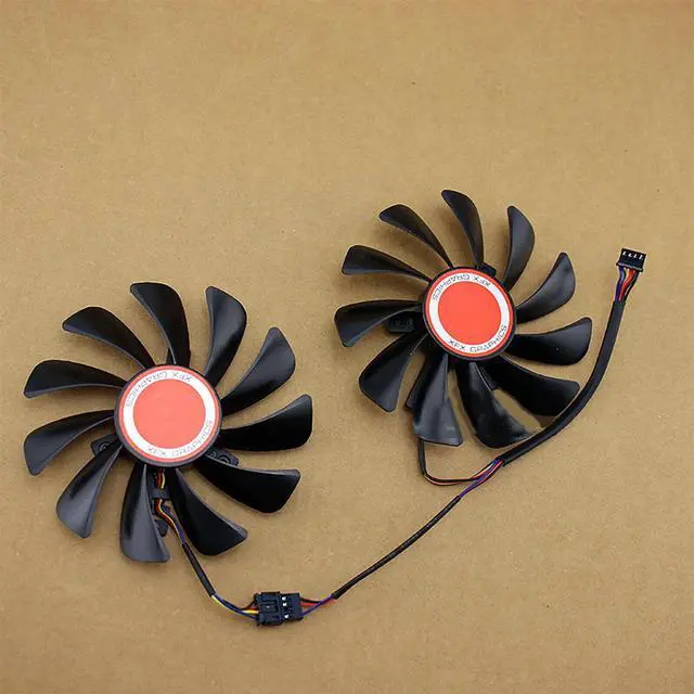 Alt view image 3 of 5 - Cooling fan  for XFX RX580 RX584 Graphics Card s 95MM Durable