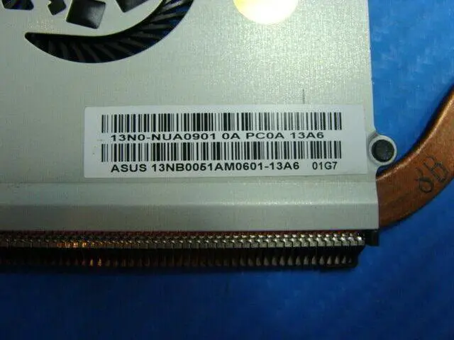 Alt view image 3 of 5 - Cpu cooling fan for Asus VivoBook S500CA-HI31204M 15.6 inches with Heatsink 13NB0051AM060-1