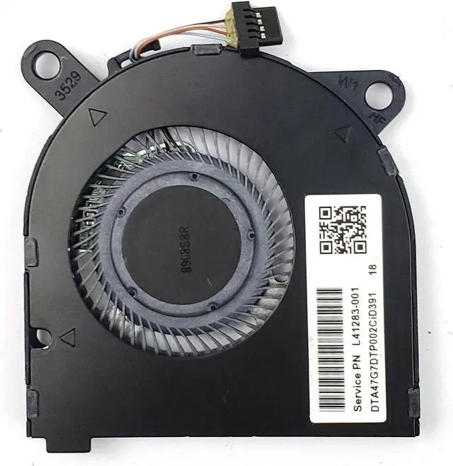 Alt view image 3 of 5 - Cpu cooling fan for HP 13-an 13-AN0076TU 13-an006TU L41283-001