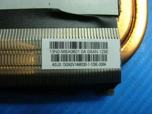 Alt view image 3 of 5 - Cpu cooling fan for Asus ROG G75V 17.3 inches with Heatsink 13N0-MBA0601 13GN2V1AM030-1