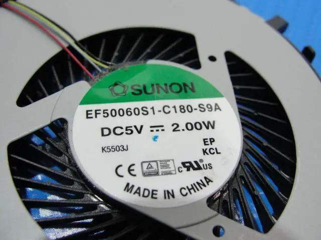Alt view image 3 of 5 - Cpu cooling fan for Asus Q551LN-BSI708 15.6 inches with Heatsink 13NB0691AM0701