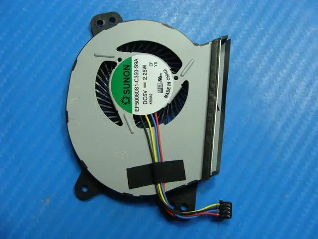 Alt view image 2 of 4 - Cpu cooling fan for Asus EeeBook L402SA-BB01-WH 14 inches 13NL0032P12011 13N0-S2P0401