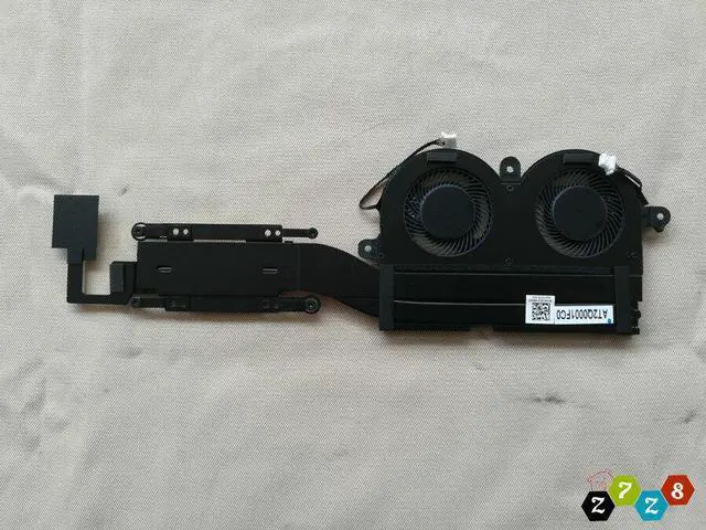Main image of Cpu cooling fan for DELL XPS 13 9380 7390 With Heatsink 0WCX2D WCX2D