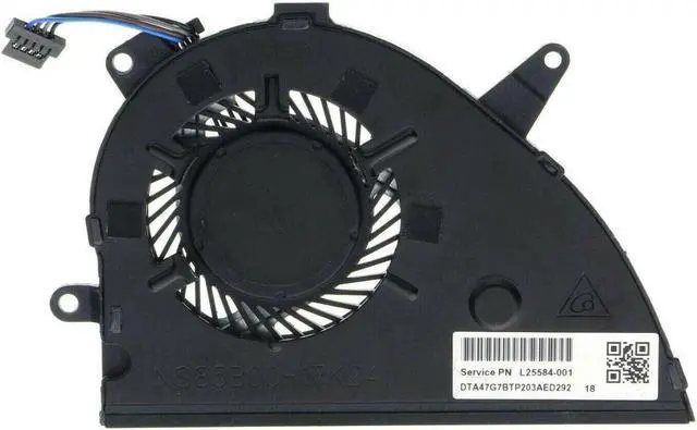Alt view image 2 of 4 - Cpu cooling fan for HP Pavilion 15-CS 15-CW Series