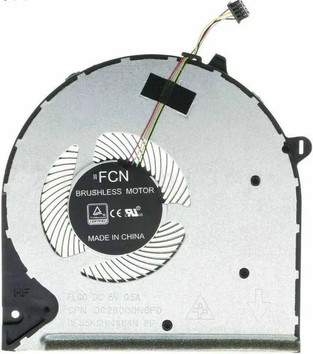 Alt view image 2 of 4 - Cpu cooling fan for HP 15-DU 15-DW 15-dw021nv 15S-