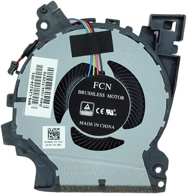 Main image of Cpu cooling fan for HP Zbook 15v G5 tpn-c134 D