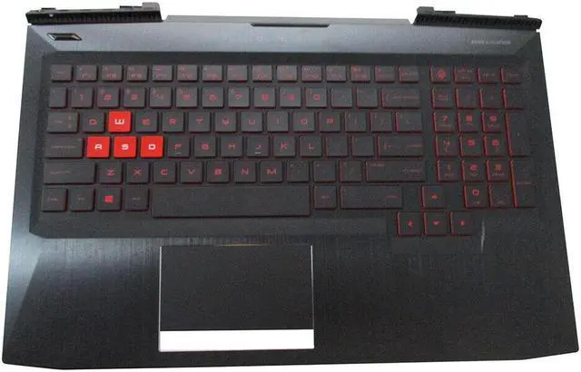 Main image of replacement keyboard for HP OMEN 15-CE 15T-CE with Palmrest  Backlit  including  Touchpad 929478-001