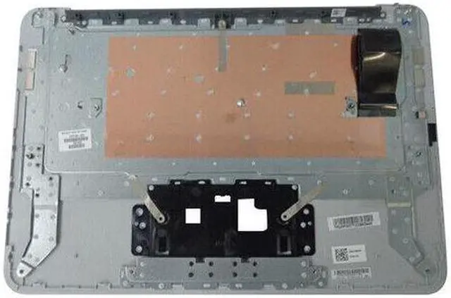 Alt view image 2 of 4 - replacement keyboard for HP Chromebook 14-X Silver Palmrest including   787735-001