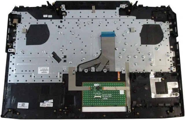 Alt view image 2 of 4 - replacement keyboard for HP OMEN 17-AN 17T-AN with Palmrest  Backlit  including  Touchpad 230W ODD 931689-001