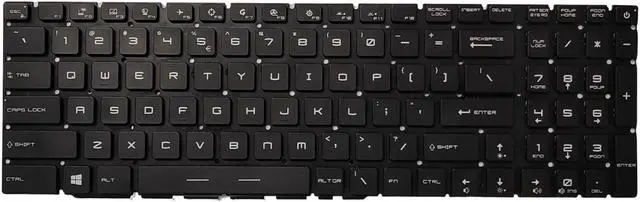 Alt view image 2 of 5 - replacement keyboard for MSI Vector GS76 Stealth 11UE GP76 Leopard 11UE MS-17K3  US Per-Key RGB